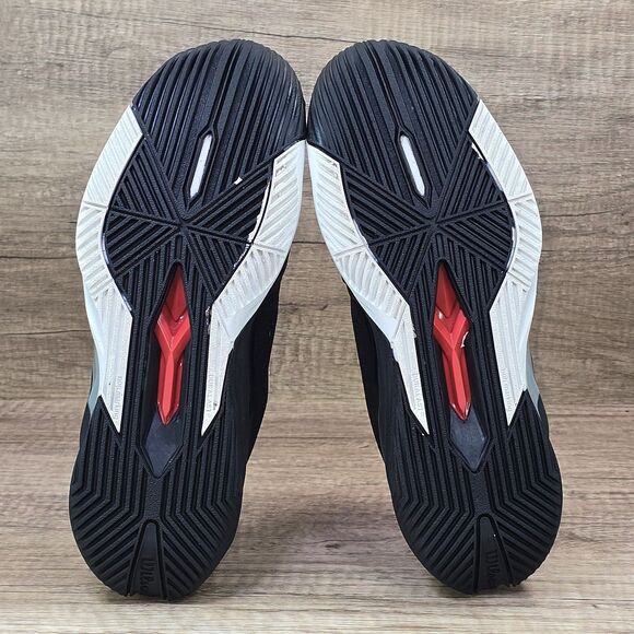 Wilson Rush Pro 4.0 Men's Size 8 Black White Gray Court Tennis Pickleball Shoes - Picture 8 of 9